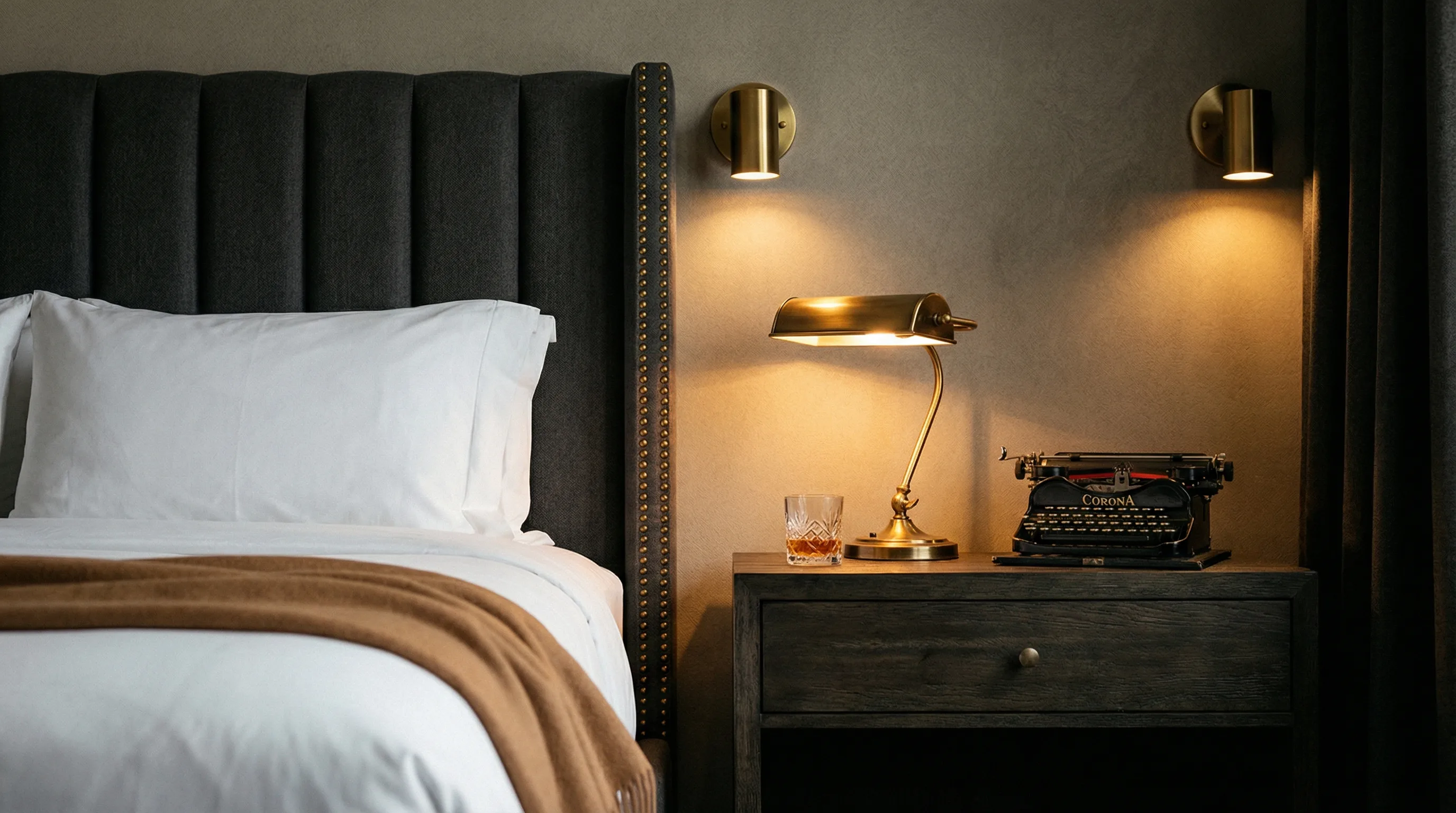 The Ernest Suite bedroom details